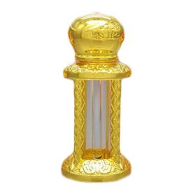4ML Golden Perfume Bottle Essential Oil Glass Bottle Vintage Dispenser Empty Bottle Portable Refillable Container