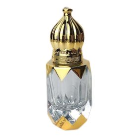 6ML Golden Vintage Essential Oil Glass Roller Bottle Portable Travel Perfume Bottle Empty Bottle Small Sample Dispenser Bottle
