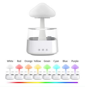Rain Cloud Dripping Humidifier and Oil Diffuser Night Light Relax Aromatherapy Rain Cloud Humidifier