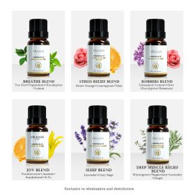 12 bottle set aromatherapy gift 100% organic natural essential oil