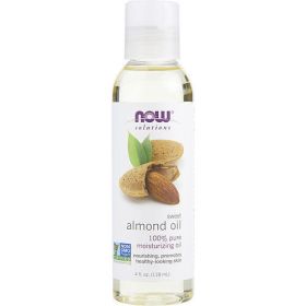 ESSENTIAL OILS NOW by NOW Essential Oils SWEET ALMOND OIL 100% MOISTURIZING SKIN CARE 4 OZ