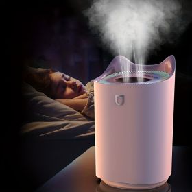 Air Humidifier Essential Oil Aroma Diffuser Humidifiers Double NozzleCool Mist Humidifiers; Lasts Up To 48H Air Vaporizer; Night Light Function