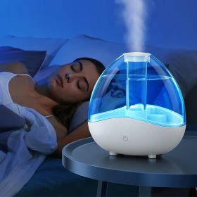 Ultrasonic Humidifier 1.5L Large Capacity Air Humidifier Fragrance Diffuser For Household (Color: Blue)