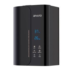 WIFI APP Control Filter Sterilization Water Purification Humidifier Large Capacity  Aromatherapy Ultrasonic Air Humidifier (Color: Black)