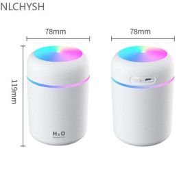 Humidifier Flame Light Air (Color: White B)