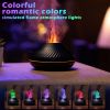 Air Humidifier Diffusers Essential Oil Diffuser USB Portable Humidifier Volcanic Flame Aroma Diffuser Essential Oil Lamp Bedroom