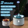 Volcanic Flame Aroma Diffuser Air Humidifier Essential Oil Diffusers Smoke Ring Volcano Eruption Fragrance Machine Indoor Gifts